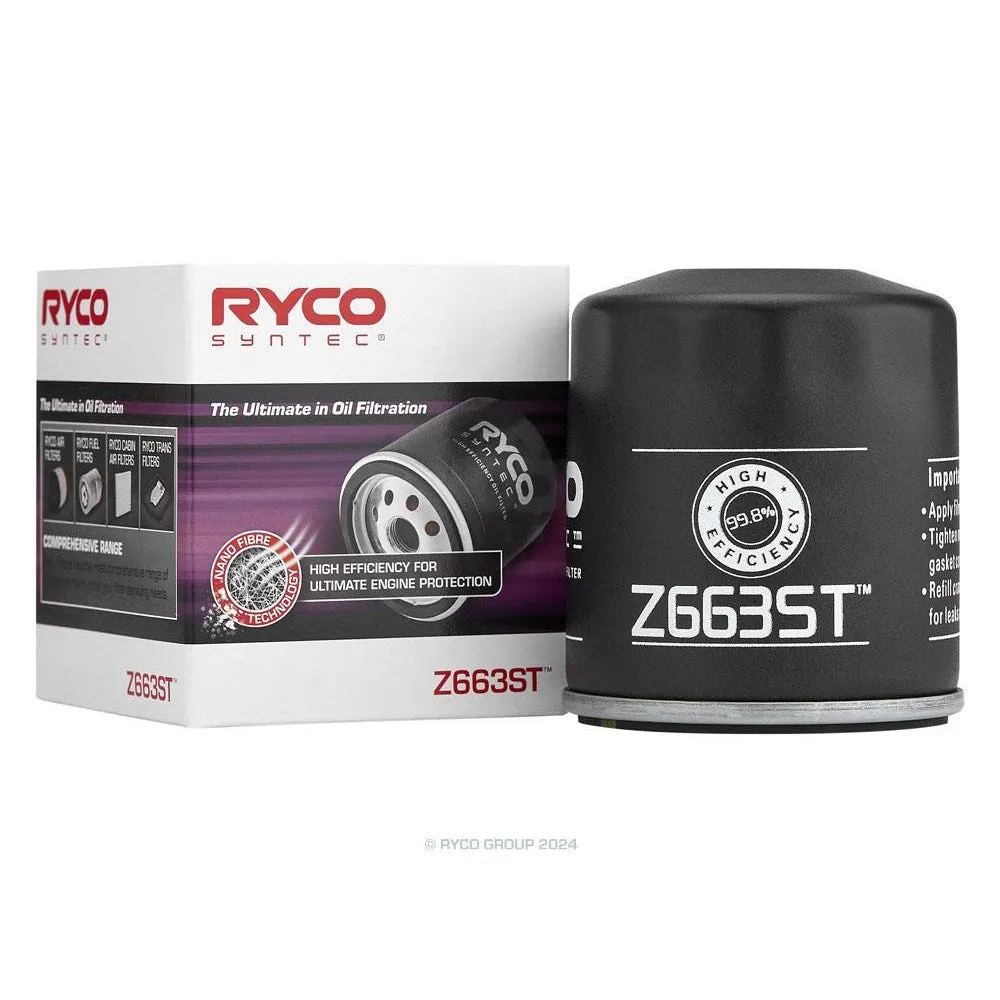 Ryco Oil Filter  Z663ST