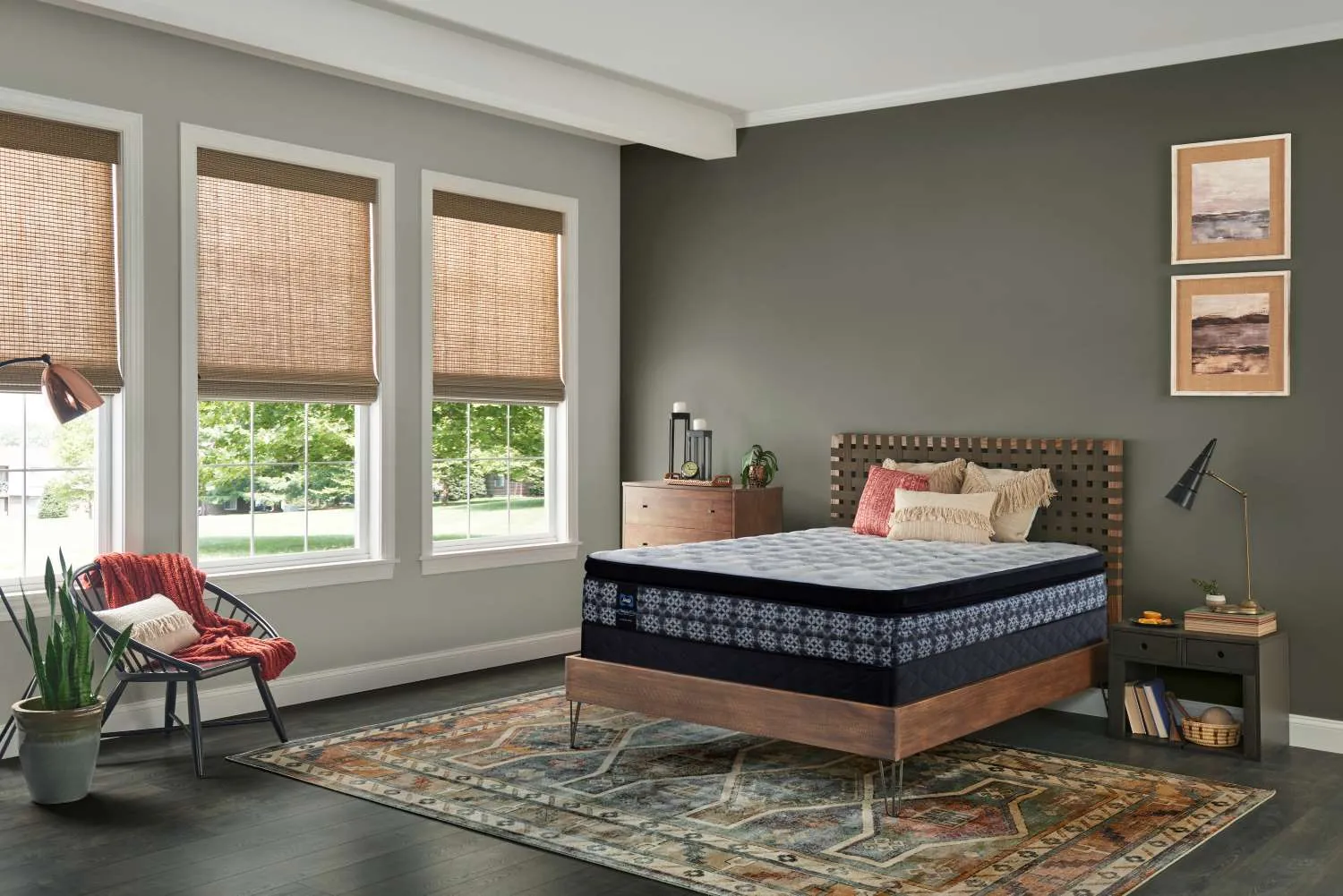 Sealy Posturepedic® Plus Sterling Series - Lily Plush Euro Pillowtop King Set