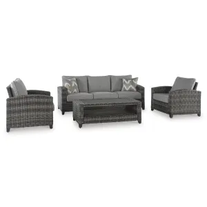 Signature Design by Ashley Oasis Court P335-081 Sofa/Chairs/Table Set