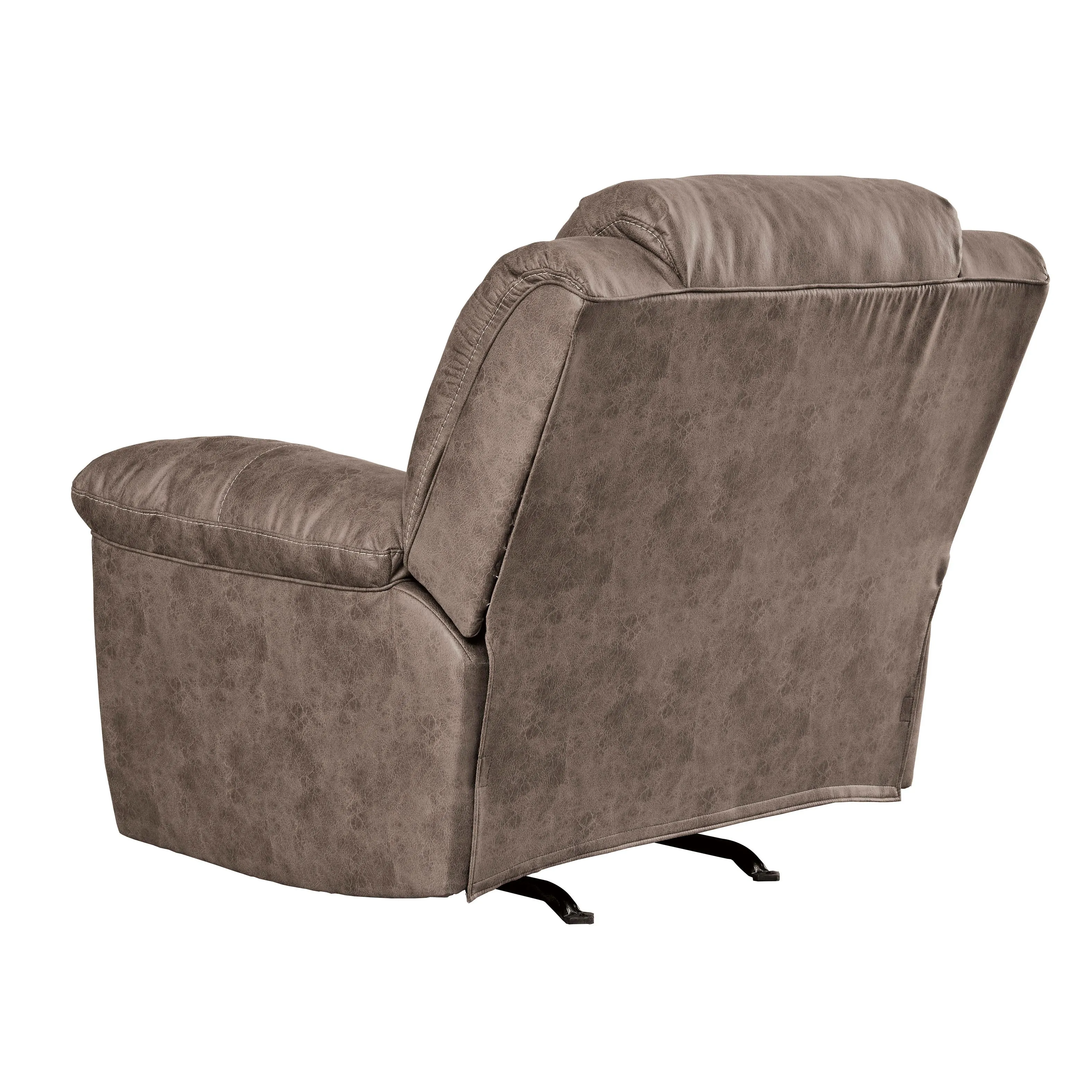 Signature Design by Ashley Stoneland Power Rocker Leather Look Recliner 3990598C