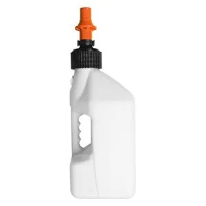 Tuff Jug Fuel Can With Ripper Cap (White/Orange | 10 Litre)