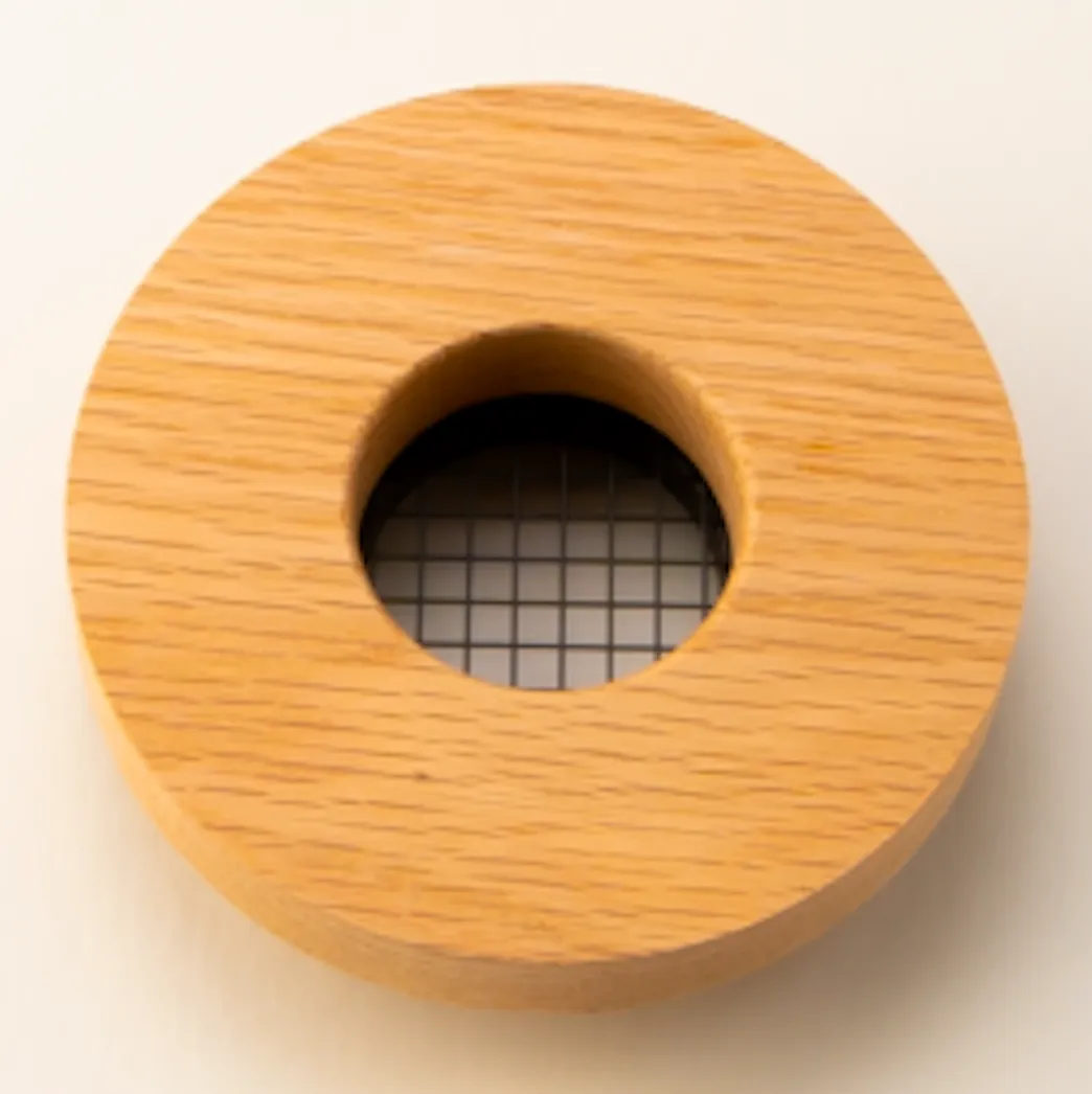 UPC-57T-RO-F-6 - 2" Wood Outlet, TFS, Flush Mount, Red Oak, Face Plate Only (6 pcs)