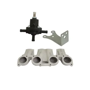 VW MKI MKII GTI 1.8L 2.0L 8v SOHC dual downdraft intake manifold   0-30 PSI Fuel pressure regulator   Bracket