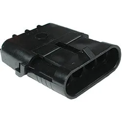 Weather Pack Terminal Pico 4 Cavity Shroud Weather Pack Bag Of 10 pcs