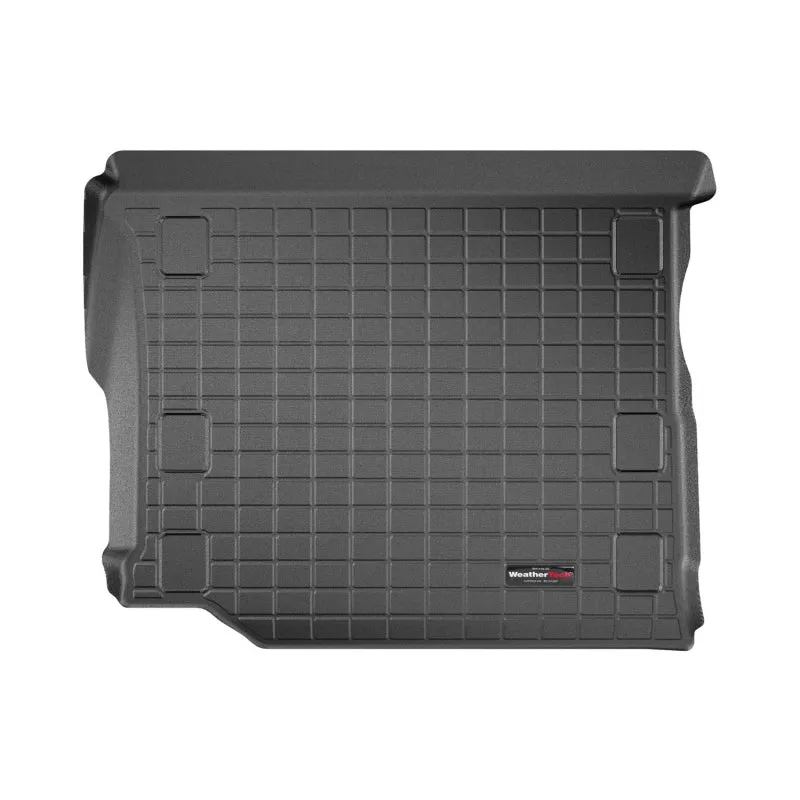 WeatherTech Cargo Liner - Behind 2nd Row - Black - Flat Load Floor - Subwoofer - 4-Door - Jeep Wrangler JL 2018-22