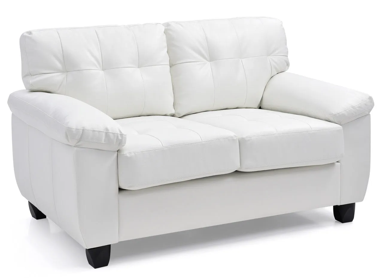 White Wonder Loveseat