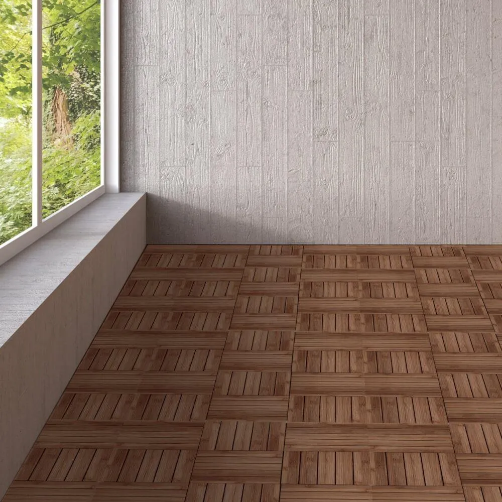 Yaheetech Outdoor Tiles Wood 11pcs